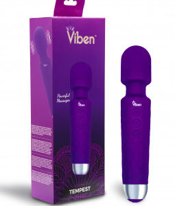 Vibrador varita masajeador lila 2 VB 661042
