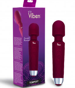 Vibrador varita masajeador intenso rojo 1 VB 75003